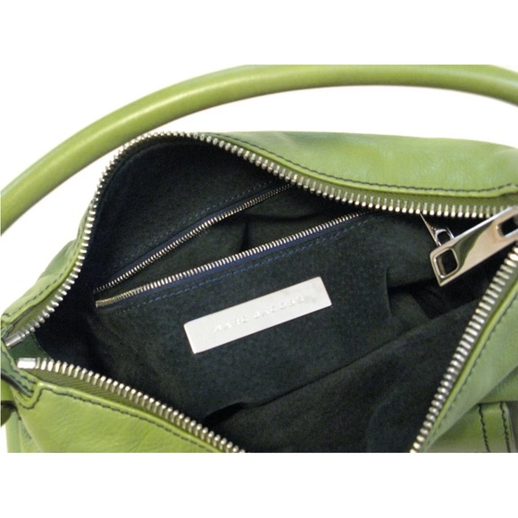 Marc Jacobs Collection 'Blake' Leaf Green & Silver Multi-Pocket Hobo Bag - Picture 10 of 14